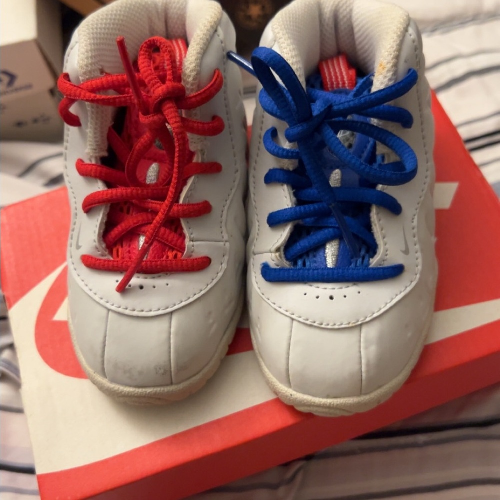 Nike Kids' Sneakers with Red and Blue Accents